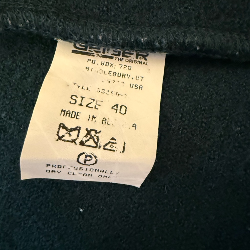 Vintage Geiger of Austria Boiled Wool Jacket - Picture 9 of 11